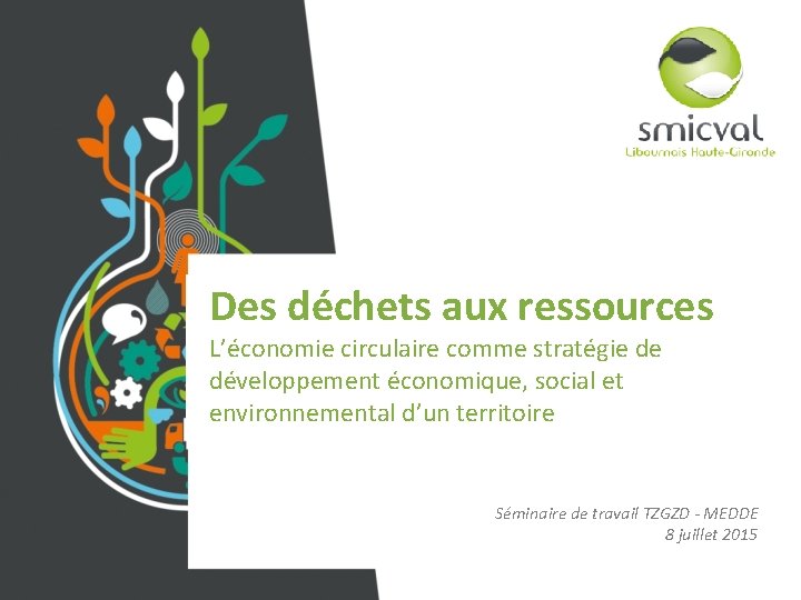 Des déchets aux ressources L’économie circulaire comme stratégie de développement économique, social et environnemental