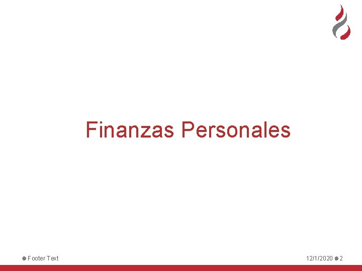 Finanzas Personales Footer Text 12/1/2020 2 