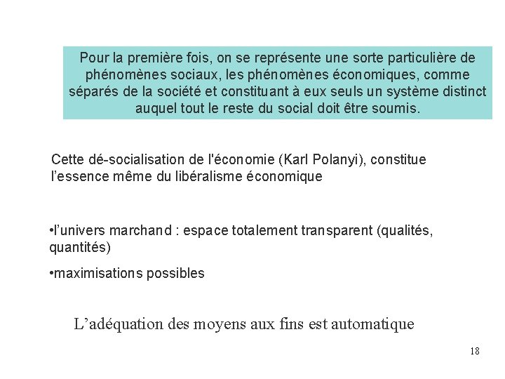 Pour la première fois, on se représente une sorte particulière de phénomènes sociaux, les Pour la première fois, on se représente une sorte particulière de phénomènes sociaux, les
