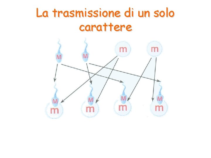 La trasmissione di un solo carattere 