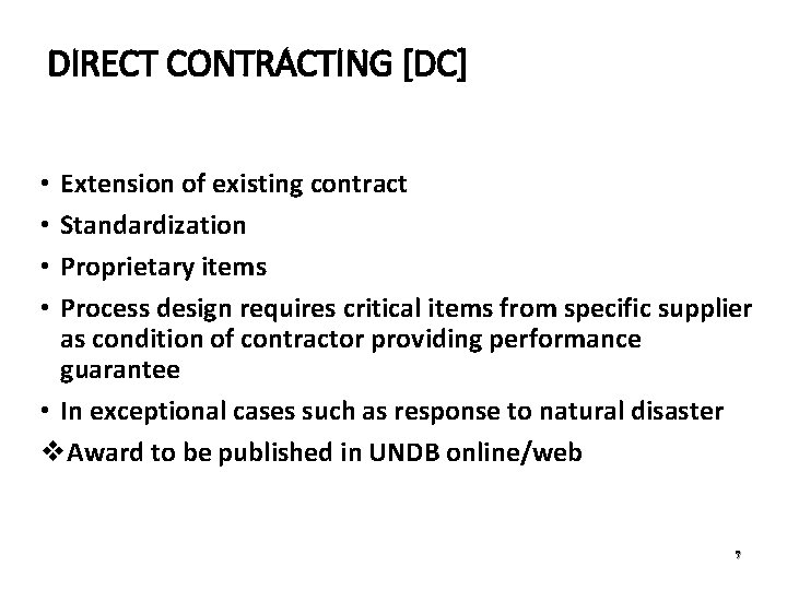 STANDARD BIDDING DOCUMENTS Procurement of Goods The World