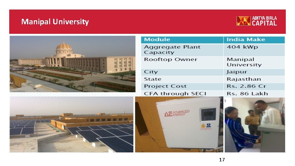 Manipal University 17 Manipal University 17