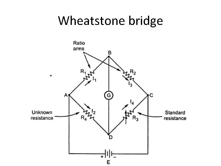 Wheatstone bridge 