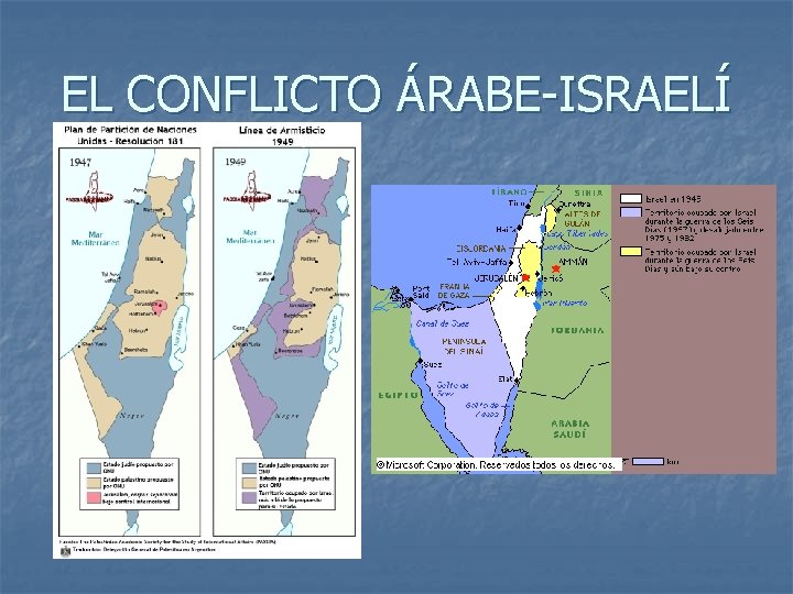 EL CONFLICTO ÁRABE-ISRAELÍ 