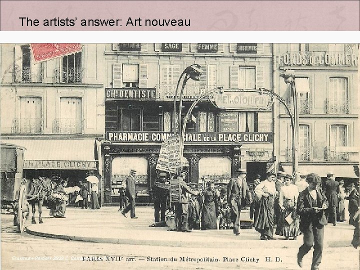 The artists’ answer: Art nouveau Erasmus+ Poitiers 2018 C. Combes-Bardoll 