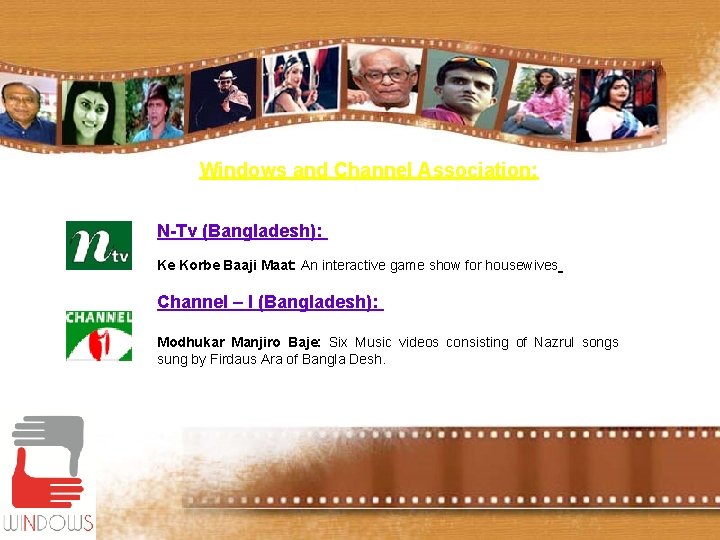 Windows and Channel Association: N-Tv (Bangladesh): Ke Korbe Baaji Maat: An interactive game show