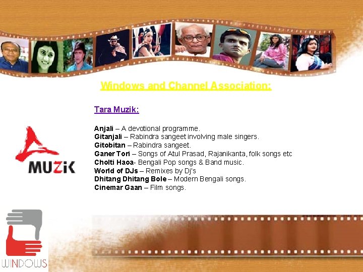 Windows and Channel Association: Tara Muzik: Anjali – A devotional programme. Gitanjali – Rabindra