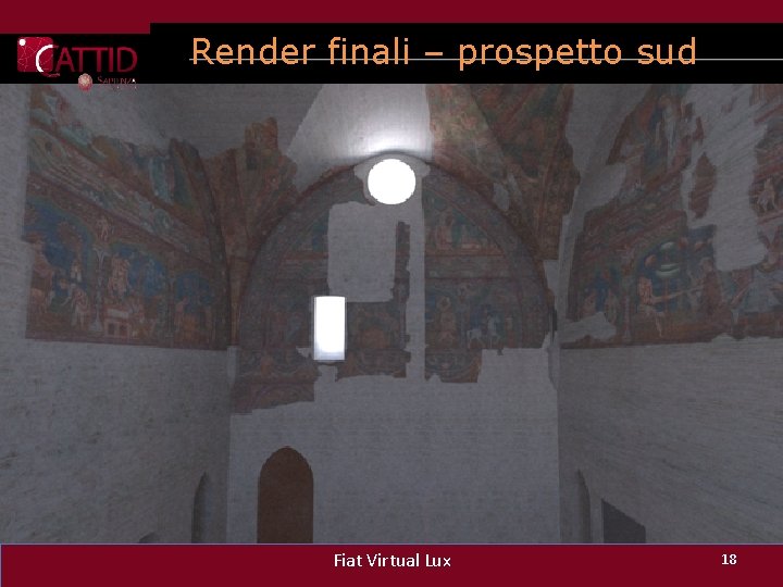 Render finali – prospetto sud Fiat Virtual Lux 18 