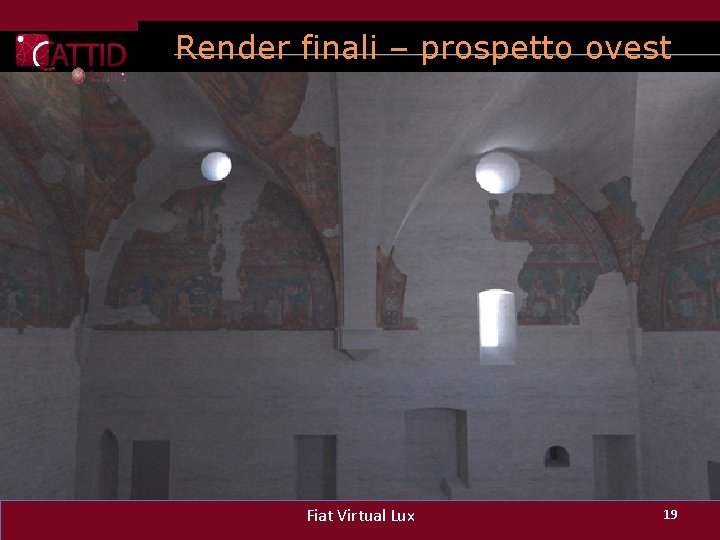 Render finali – prospetto ovest Fiat Virtual Lux 19 