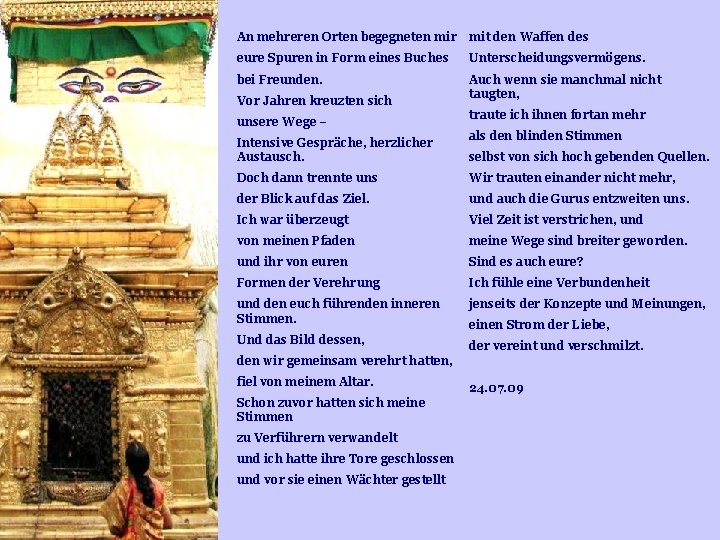 An mehreren Orten begegneten mir mit den Waffen des eure Spuren in Form eines An mehreren Orten begegneten mir mit den Waffen des eure Spuren in Form eines