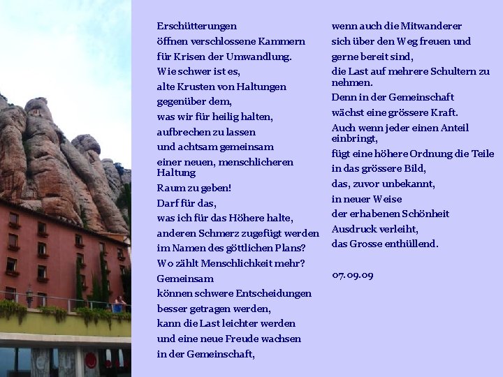 Erschütterungen wenn auch die Mitwanderer öffnen verschlossene Kammern sich über den Weg freuen und Erschütterungen wenn auch die Mitwanderer öffnen verschlossene Kammern sich über den Weg freuen und