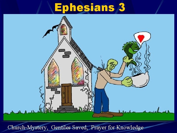 Ephesians 3 Church-Mystery, Gentiles Saved, Prayer for Knowledge 