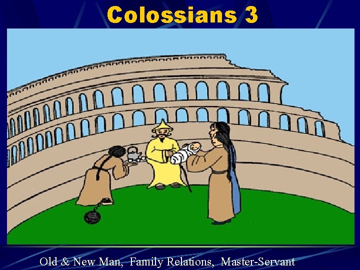 Colossians 3 Old & New Man, Family Relations, Master-Servant 