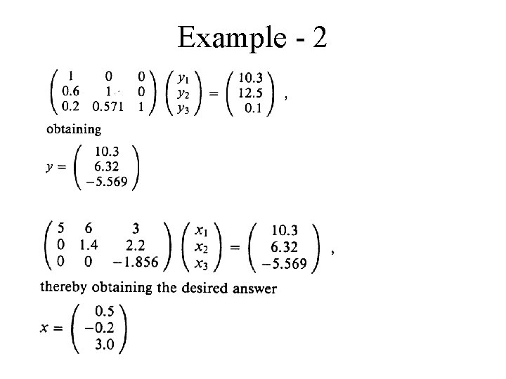 Example - 2 Example - 2