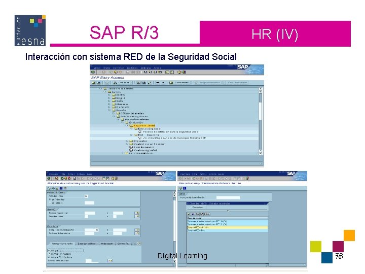 SAP R/3 HR (IV) Interacción con sistema RED de la Seguridad Social Digital Learning