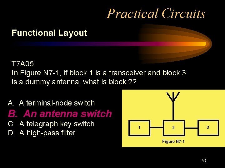 Practical Circuits Functional Layout T 7 A 05 In Figure N 7 -1, if