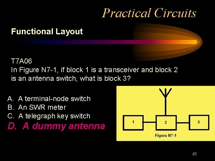 Practical Circuits Functional Layout T 7 A 06 In Figure N 7 -1, if