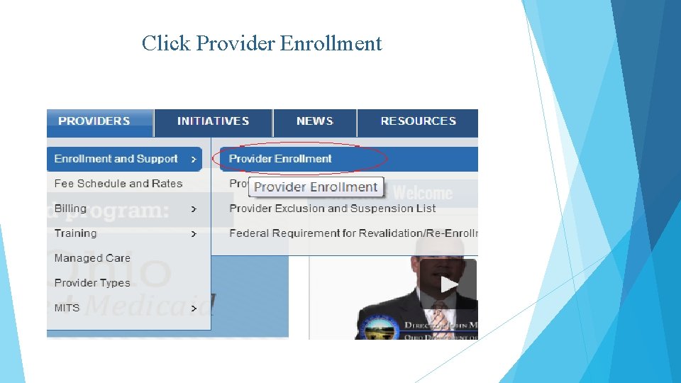 Click Provider Enrollment 