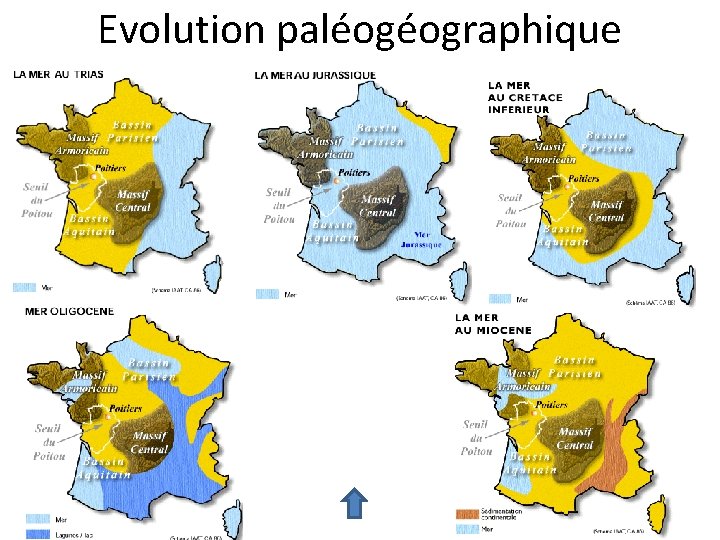 Evolution paléogéographique 