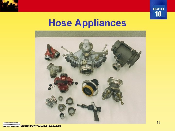 CHAPTER Hose Appliances 10 11 Copyright © 2007 Thomson Delmar Learning 