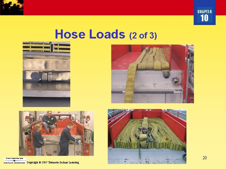 CHAPTER 10 Hose Loads (2 of 3) 20 Copyright © 2007 Thomson Delmar Learning