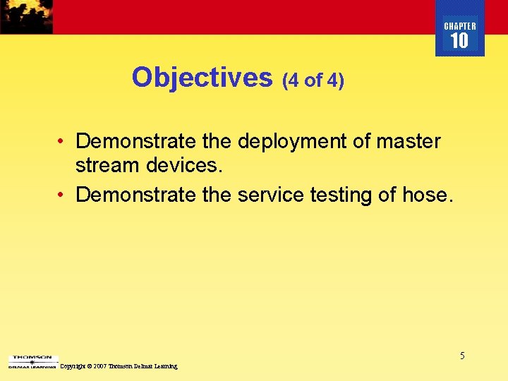 CHAPTER 10 Objectives (4 of 4) • Demonstrate the deployment of master stream devices.