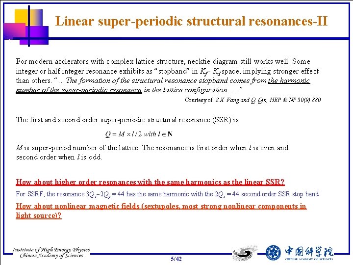 Linear super-periodic structural resonances-II For modern acclerators with complex lattice structure, necktie diagram still