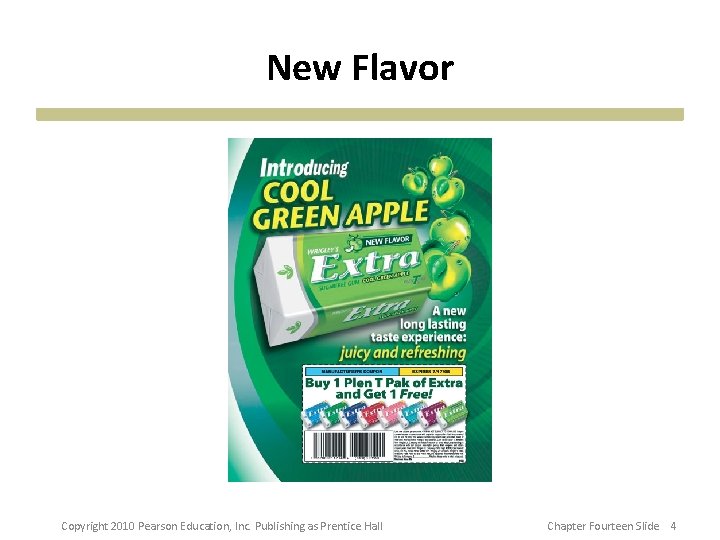 New Flavor Copyright 2010 Pearson Education, Inc. Publishing as Prentice Hall Chapter Fourteen Slide New Flavor Copyright 2010 Pearson Education, Inc. Publishing as Prentice Hall Chapter Fourteen Slide