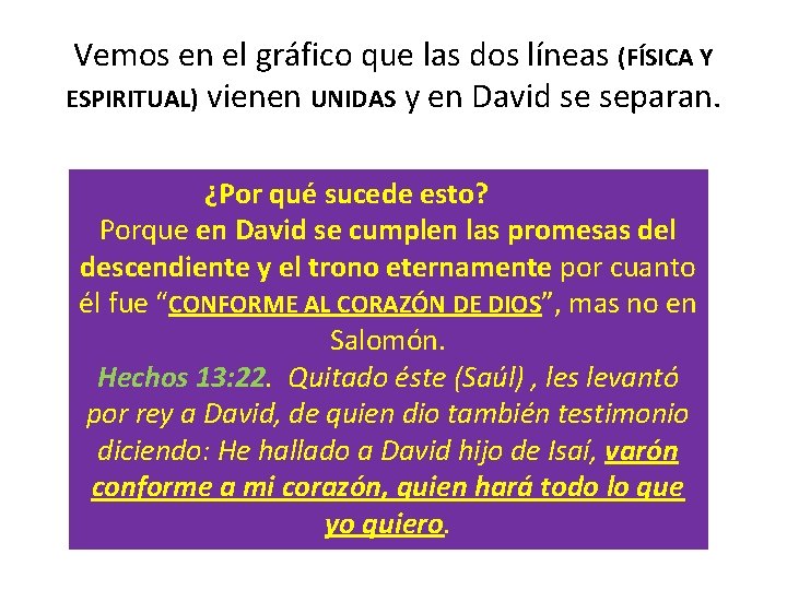 Vemos en el gráfico que las dos líneas (FÍSICA Y ESPIRITUAL) vienen UNIDAS y Vemos en el gráfico que las dos líneas (FÍSICA Y ESPIRITUAL) vienen UNIDAS y
