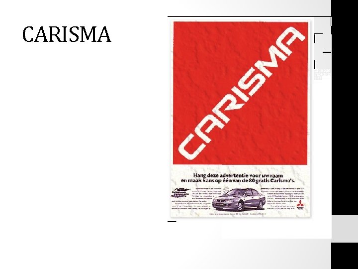 CARISMA CARISMA