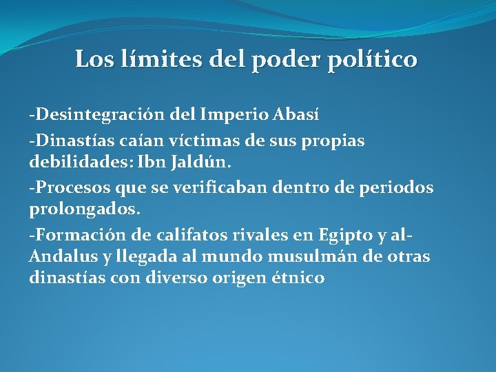 El Imperio Otomano y la formacin del Medio