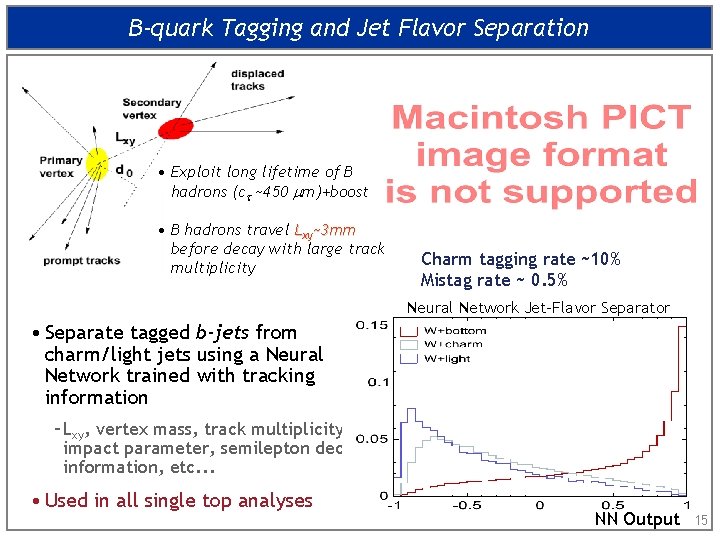 B-quark Tagging and Jet Flavor Separation • Exploit long lifetime of B hadrons (c