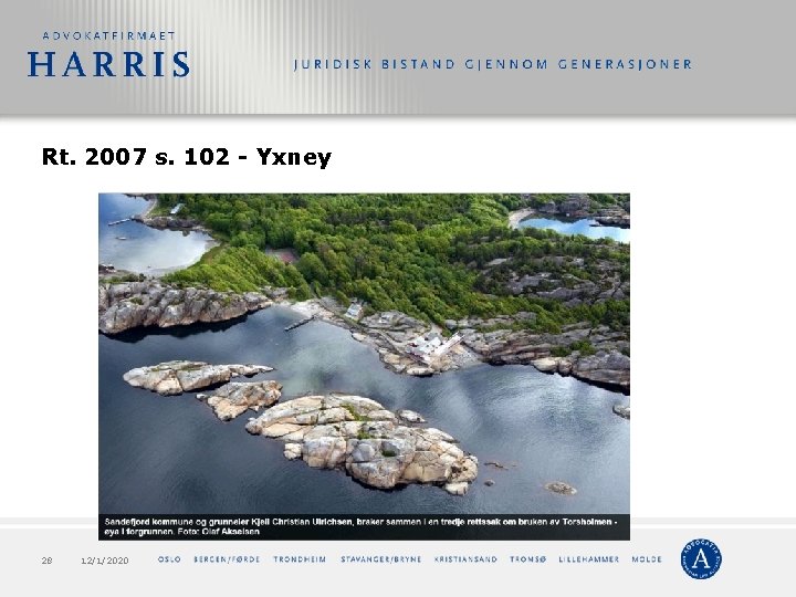 Rt. 2007 s. 102 - Yxney 28 12/1/2020 Rt. 2007 s. 102 - Yxney 28 12/1/2020