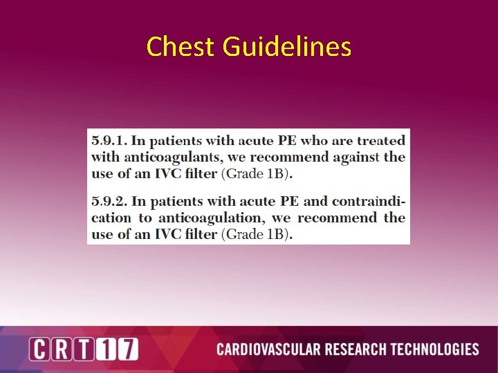 Chest Guidelines 