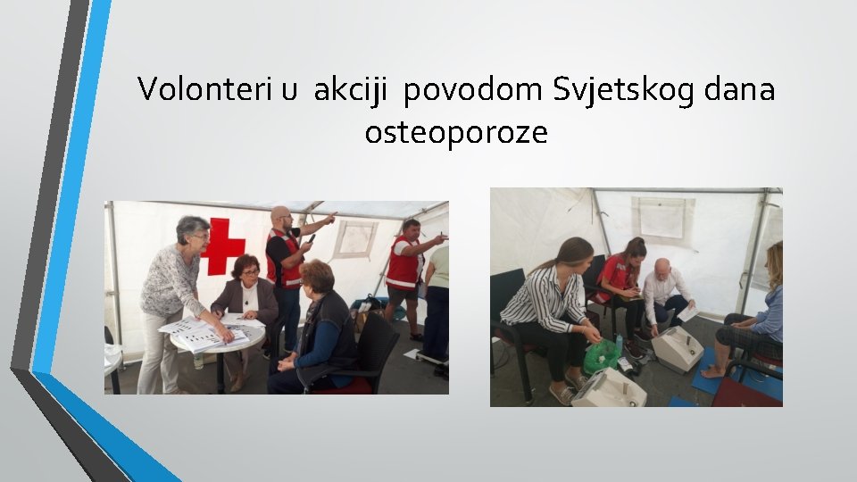 Volonteri u akciji povodom Svjetskog dana osteoporoze 