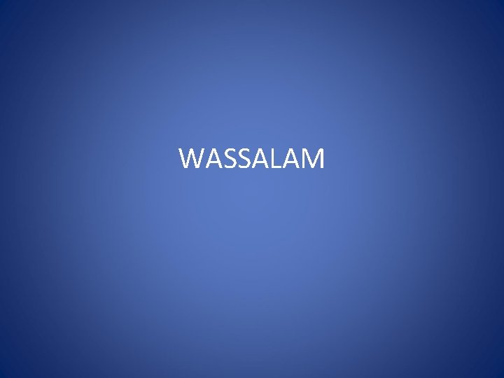 WASSALAM 