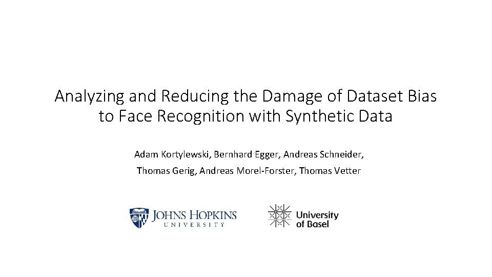 Analyzing and Reducing the Damage of Dataset Bias to Face Recognition with Synthetic Data