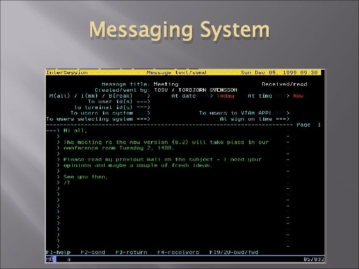 Messaging System 