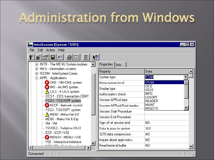 Administration from Windows 