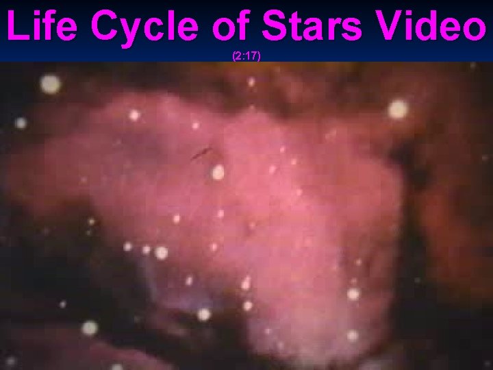 Life Cycle of Stars Video (2: 17) 