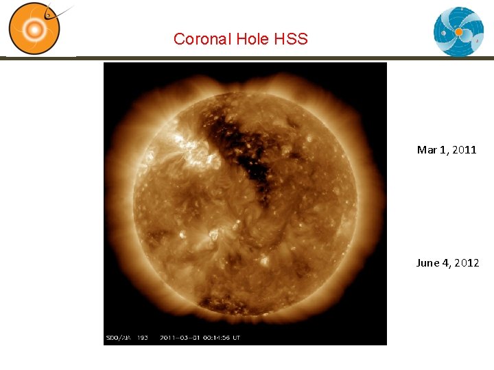 Coronal Hole HSS Mar 1, 2011 June 4, 2012 