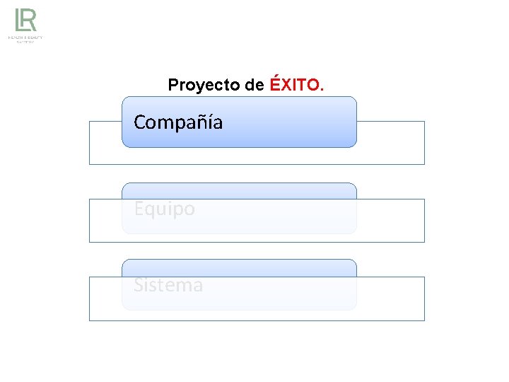 Proyecto de ÉXITO. Compañía Equipo Sistema 