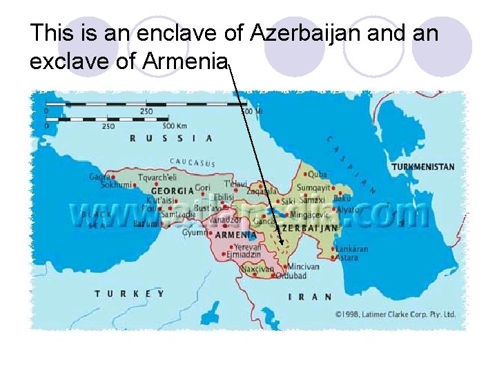 This is an enclave of Azerbaijan and an exclave of Armenia 