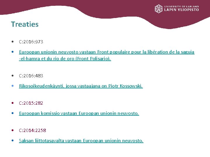 Treaties • C: 2016: 973 • Euroopan unionin neuvosto vastaan Front populaire pour la