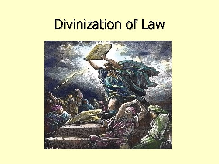 Divinization of Law 