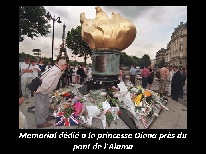 Memorial dédié a la princesse Diana près du pont de l'Alama 