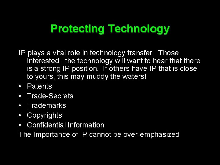 Technology Transfer Prof Crawford En 90 What Is