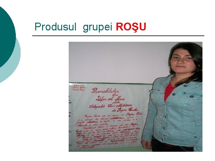 Produsul grupei ROŞU 