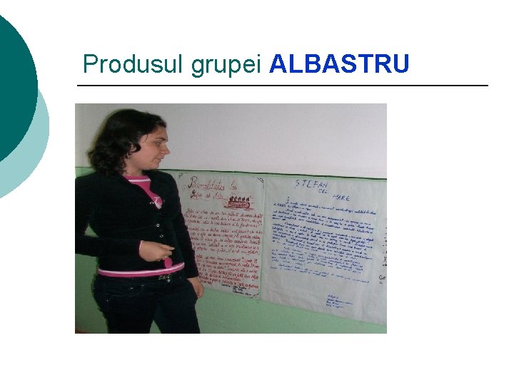 Produsul grupei ALBASTRU 