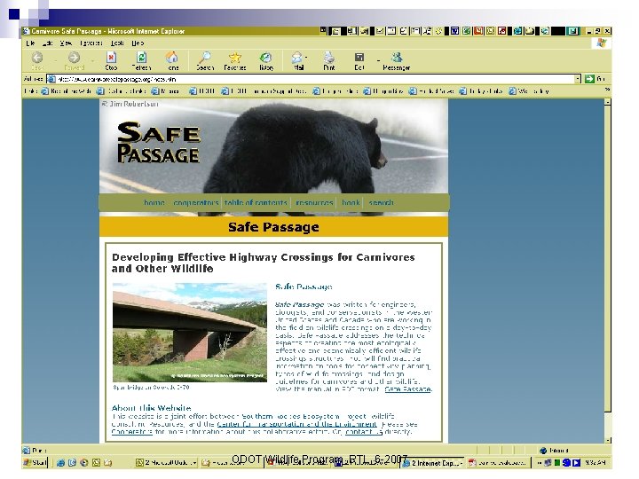 ODOT Wildlife Program_RTL_6 -2007 